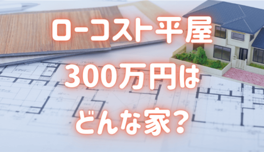 ローコスト平屋なら一人暮らしや夫婦の小さな家が300万~500万円で買える？おしゃれな間取りをチェック